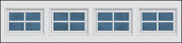 Hőszigetelt ablakok CROSS mintázattal